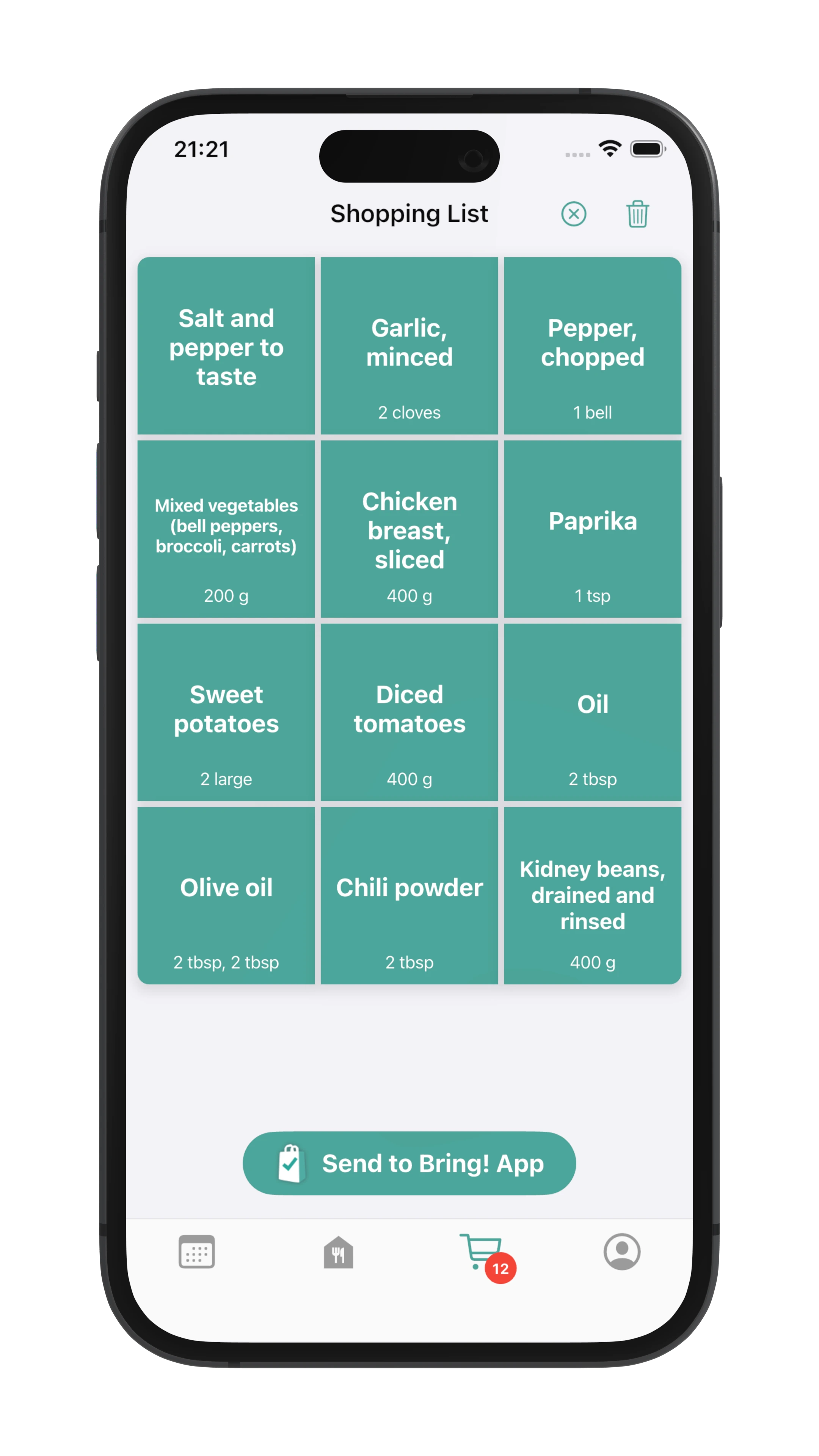 WhatsCook Rezept importieren von Instagram und TikTok